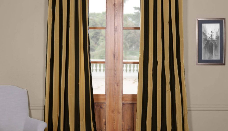 Silk Taffeta Curtains Interiors Astounding Drapery Fabric With Regard To Faux Silk Extra Wide Blackout Single Curtain Panels (View 12 of 25)
