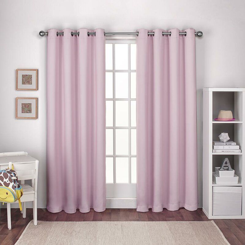 Stanton Solid Blackout Thermal Grommet Curtain Panels In Grommet Curtain Panels (View 15 of 25)
