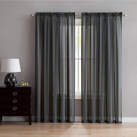 Striped Sheer Curtains – Shopstyle With Regard To Montpellier Striped Linen Sheer Curtains (View 14 of 25)