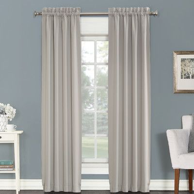 Sun Zero Madden Blackout Curtain Panels Color: Pearl, Size For Luxury Collection Cranston Sheer Curtain Panel Pairs (View 10 of 25)