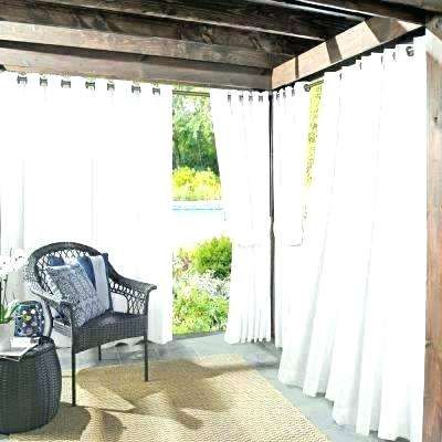 Tab Top Outdoor Curtains Canvas Brick Outdoor Curtain With Within Matine Indoor/outdoor Curtain Panels (View 17 of 25)