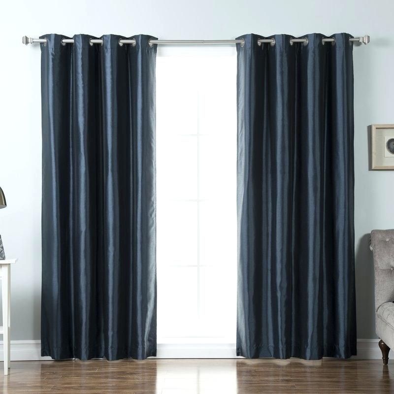 Thermal Curtain Panels Lined Blackout Solid – Bathroomideaz With Regard To Thermal Rod Pocket Blackout Curtain Panel Pairs (View 21 of 25)
