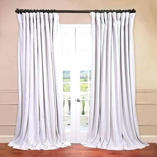 Thermal Drapes Inside Signature Pinch Pleated Blackout Solid Velvet Curtain Panels (View 14 of 25)