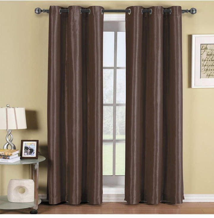Thermal Insulated Curtains – Shopstyle Intended For Cyrus Thermal Blackout Back Tab Curtain Panels (View 2 of 25)
