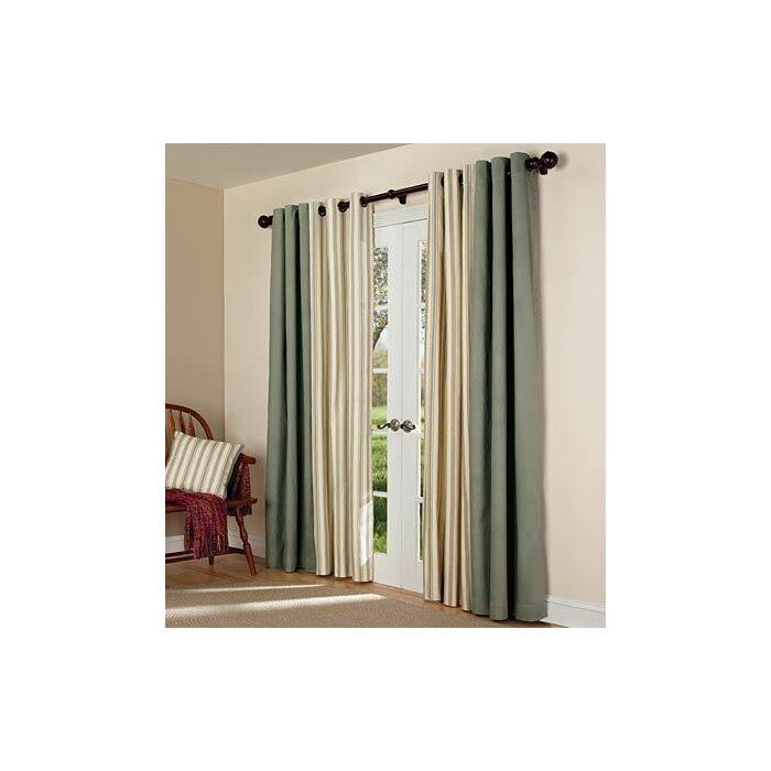 Thermalogic Solid Room Darkening Thermal Grommet Curtain Panel Inside Solid Grommet Top Curtain Panel Pairs (View 6 of 25)