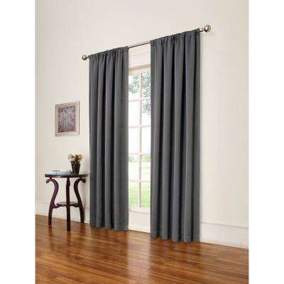 Thermapanel Pewter Rp Panel Regarding Eclipse Trevi Blackout Grommet Window Curtain Panels (View 20 of 25)