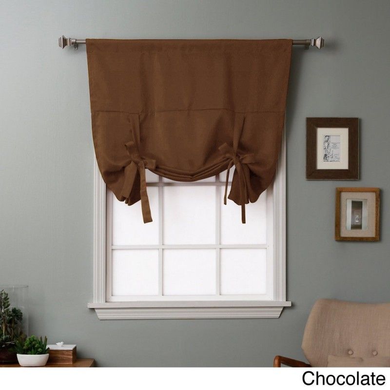Tie Up Curtain – Curtain Decorating Ideas With Regard To Prescott Insulated Tie Up Window Shade (View 9 of 25)