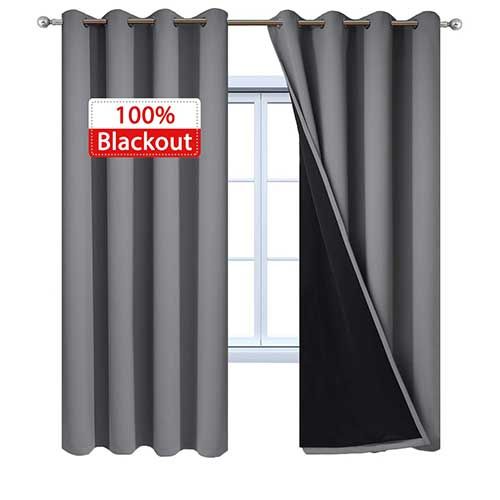 Top 10 Best Noise Reducing Curtains In 2019 Reviews – Spare Mine Intended For Superior Solid Insulated Thermal Blackout Grommet Curtain Panel Pairs (View 25 of 25)