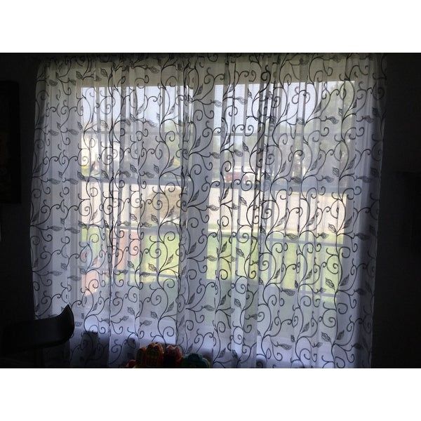 Top Product Reviews For Amrapur Overseas Leaf Swirl Throughout Overseas Leaf Swirl Embroidered Curtain Panel Pairs (View 3 of 25)