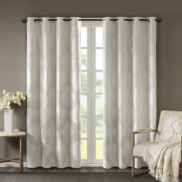 Total Blackout Curtains Canada | Flisol Home In Sunsmart Dahlia Paisley Printed Total Blackout Single Window Curtain Panels (View 4 of 25)