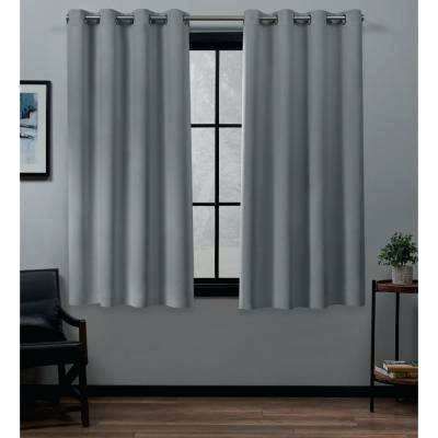 Total Blackout Curtains Canada | Flisol Home Pertaining To Sunsmart Dahlia Paisley Printed Total Blackout Single Window Curtain Panels (View 18 of 25)