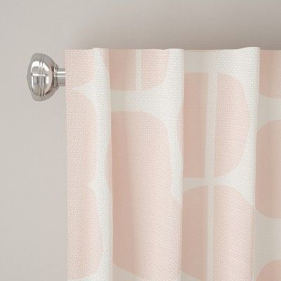 Unlined Curtain Potter Dot Pink 108L – Designlovefest Within Grainger Buffalo Check Blackout Window Curtains (View 7 of 25)