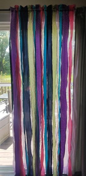 Wamsutta Colorful Sheer Window Treatments Regarding Lydia Ruffle Window Curtain Panel Pairs (View 23 of 25)