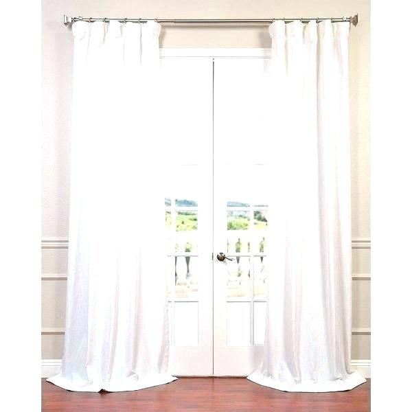 White Linen Curtains – Bioalpeadria For Signature French Linen Curtain Panels (View 25 of 25)