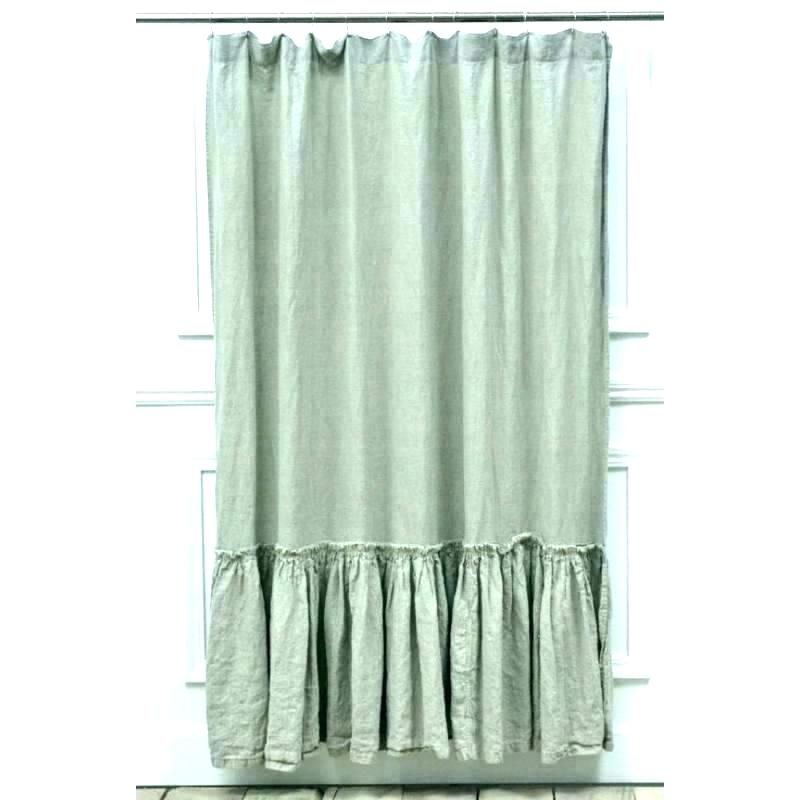 White Ruffle Curtains – 2Inmobilier (View 15 of 25)