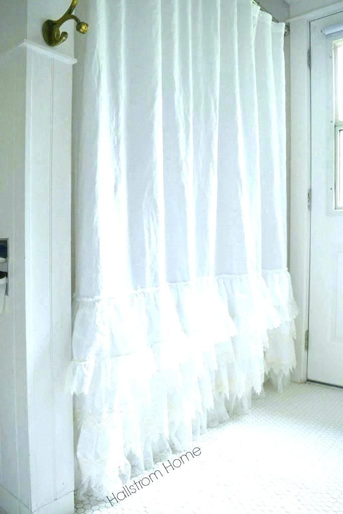 White Ruffled Curtains Pair Of Ruffle Diamond Window Panels Pertaining To Ruffle Diamond Curtain Panel Pairs (View 13 of 25)