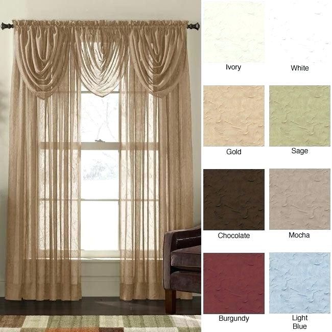 White Sheer Curtain Panels 84 – Floralindeman (View 10 of 26)