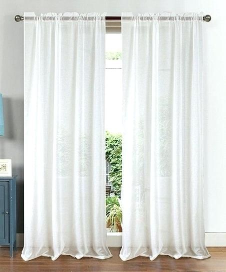White Textured Curtains – Gercekmedyumbul With Ice White Vintage Faux Textured Silk Curtain Panels (View 18 of 25)