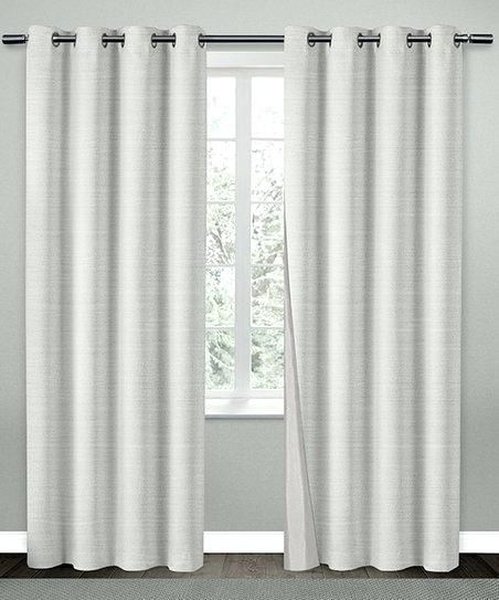 Winning Silk Curtain Panels Faux 95 Inch Panel Cream With Regard To Silver Vintage Faux Textured Silk Curtain Panels (View 25 of 25)