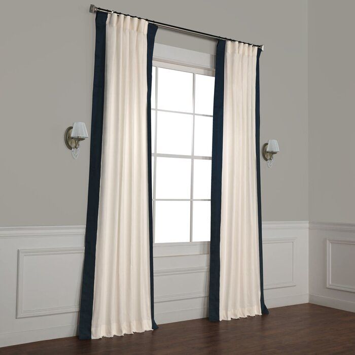 Winsor Semi Sheer Rod Pocket Single Curtain Panel Intended For Single Curtain Panels (View 8 of 25)