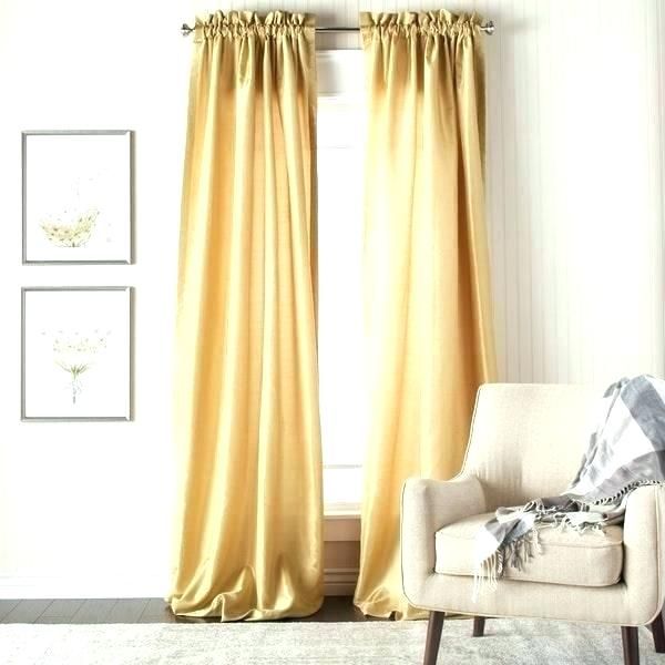 Yarn Dyed Faux Silk Single Curtain Panel Curtains Vintage With Regard To Flax Gold Vintage Faux Textured Silk Single Curtain Panels (View 23 of 25)