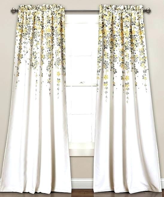 Yellow Room Darkening Curtains – Cheapautoinsurancenewyork With Regard To Dolores Room Darkening Floral Curtain Panel Pairs (View 22 of 25)