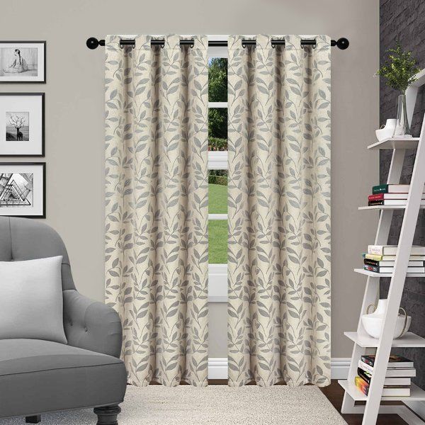 You'll Love The Brouillette Natural/floral Blackout Thermal Within Moroccan Style Thermal Insulated Blackout Curtain Panel Pairs (View 16 of 25)