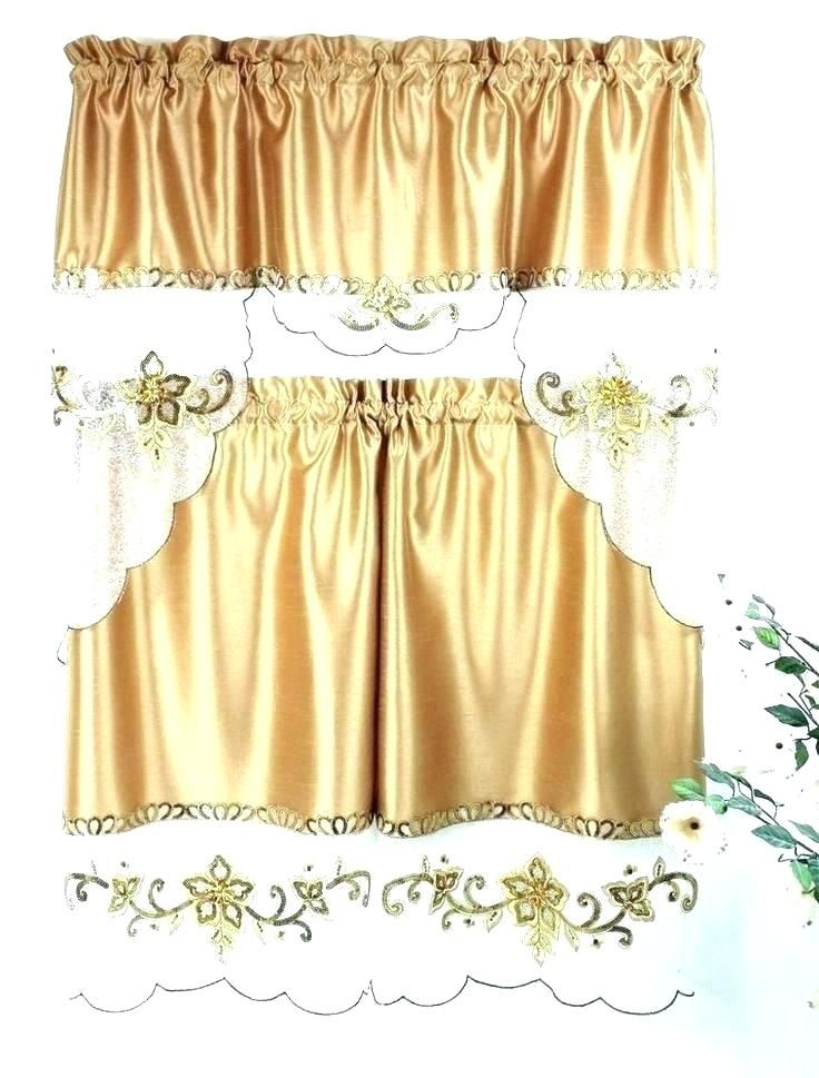36 Inch Tier Curtains – Home Ideas With Sheer Lace Elongated Kitchen Curtain Tier Pairs (View 25 of 25)