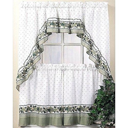 36 Inch Window Curtains Inch Curtains Window Curtain Inch Pertaining To Cottage Ivy Curtain Tiers (View 4 of 25)