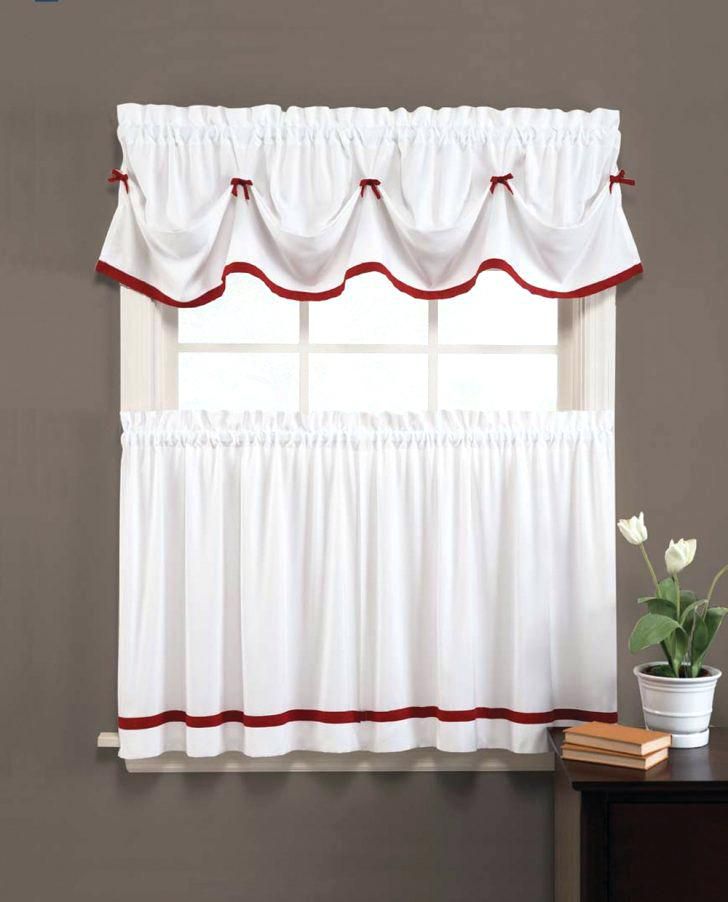 36 Inch Window Curtains Inch Window Curtains Inch Long With Traditional Two Piece Tailored Tier And Valance Window Curtains (View 24 of 25)