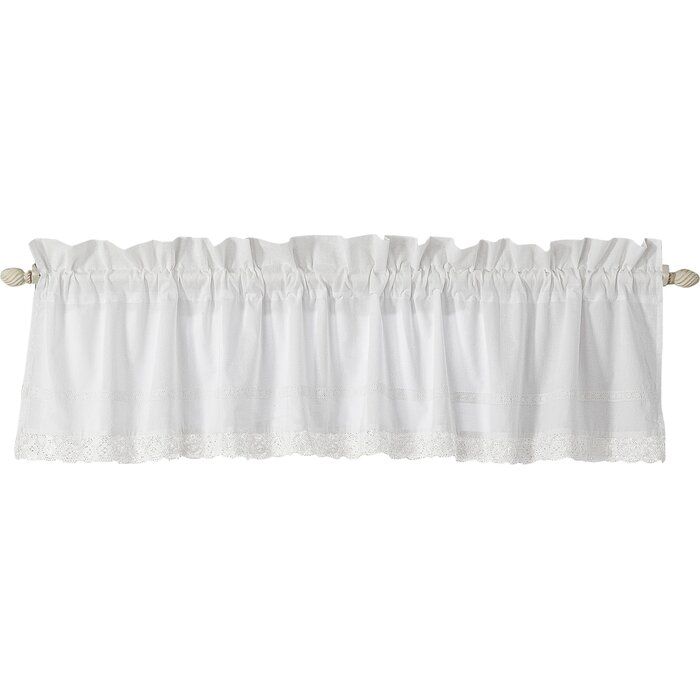 Annabella 86" Window Valance Inside White Tone On Tone Raised Microcheck Semisheer Window Curtain Pieces (View 15 of 25)