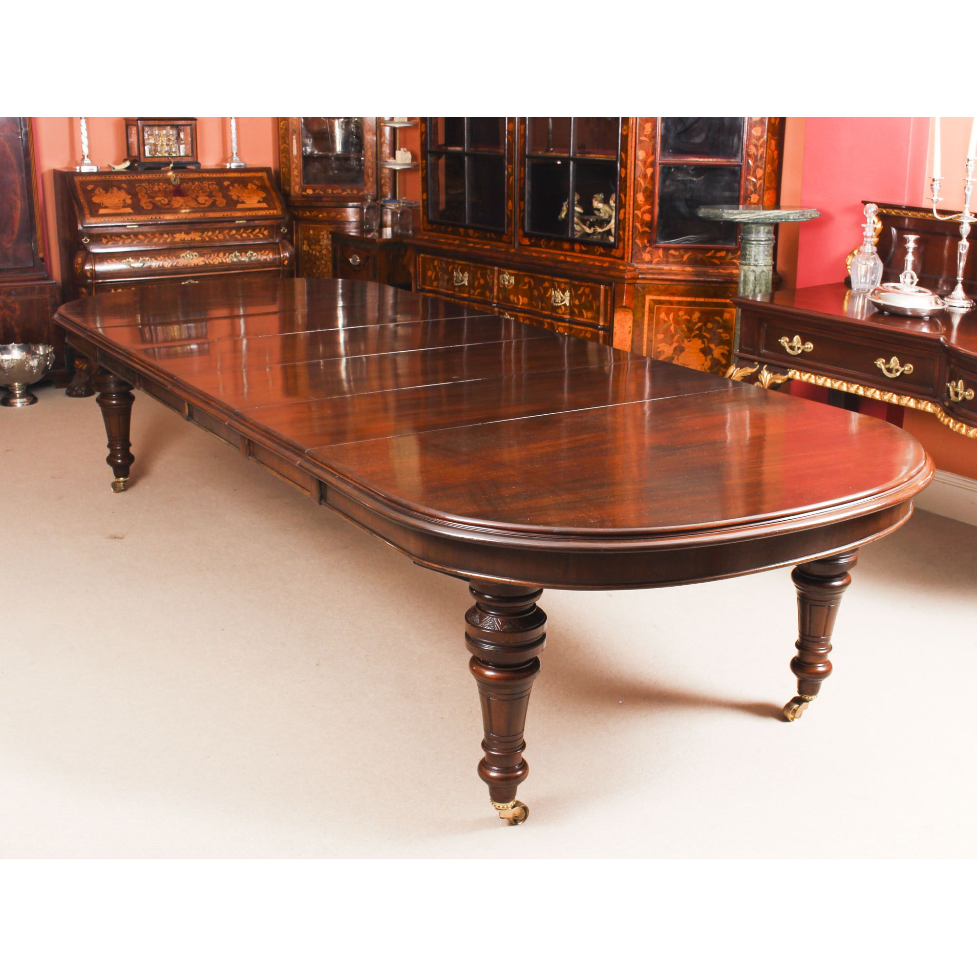 Antique Victorian Mahogany Extending Dining Table 19Th C In 2017 Rustic Mahogany Extending Dining Tables (View 8 of 25)