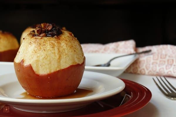 Apple Cider Baked Apples Intended For Apple Orchard Printed Kitchen Tier Sets (View 6 of 25)
