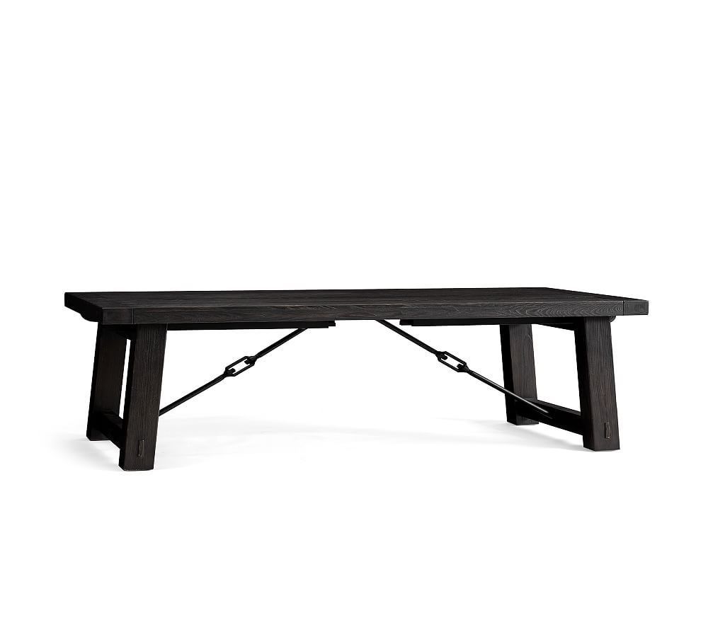 Featured Photo of Blackened Oak Benchwright Extending Dining Tables
