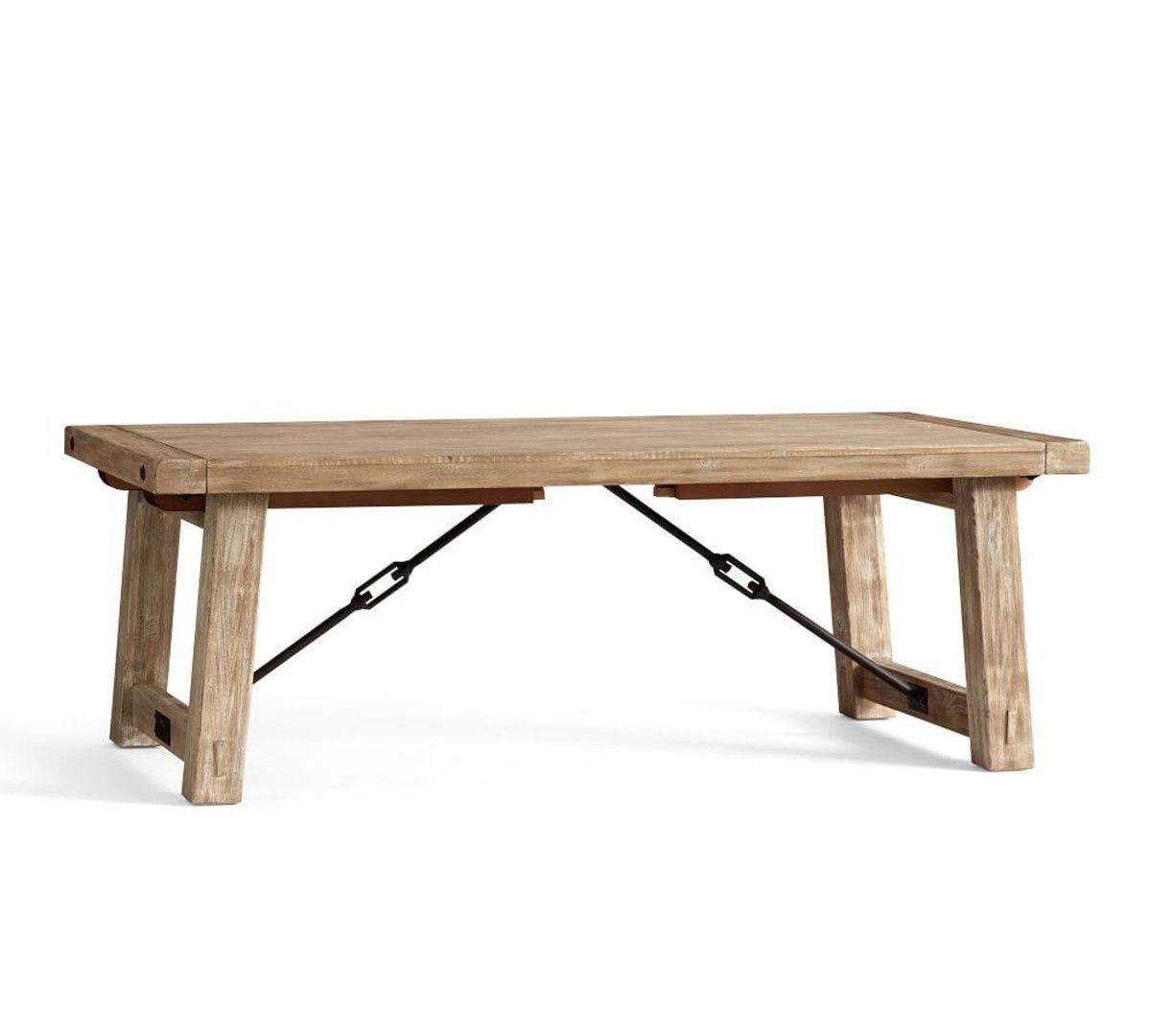 Benchwright Extending Dining Table, Seadrift | Kitchen Love Regarding Most Recently Released Gray Wash Toscana Extending Dining Tables (View 10 of 25)