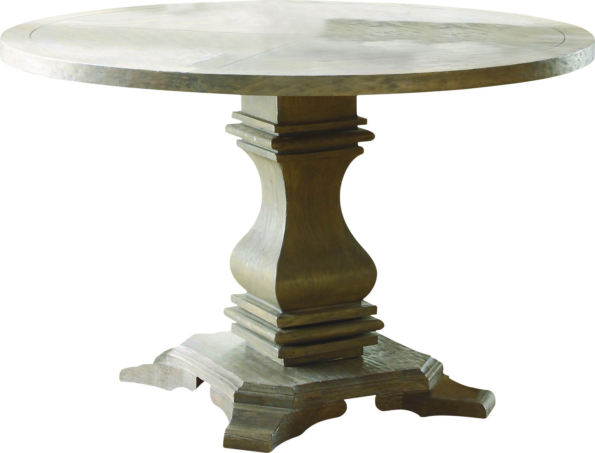 Burnell Dining Table Pertaining To Latest Weathered Gray Owen Pedestal Extending Dining Tables (Photo 13 of 25)