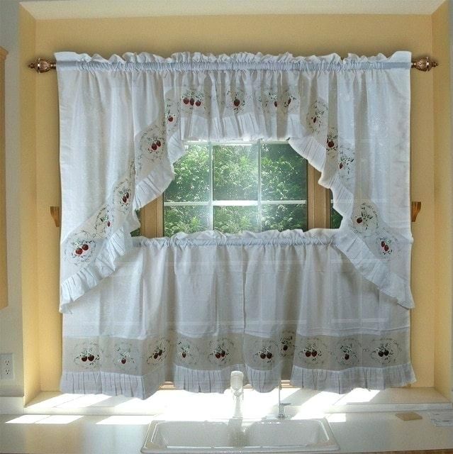 Curtain And Valance Set – Divedreamdivers Pertaining To Barnyard Window Curtain Tier Pair And Valance Sets (View 14 of 25)