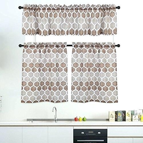 Curtain Sets With Valance – Mnkskin In Grey Window Curtain Tier And Valance Sets (View 13 of 25)