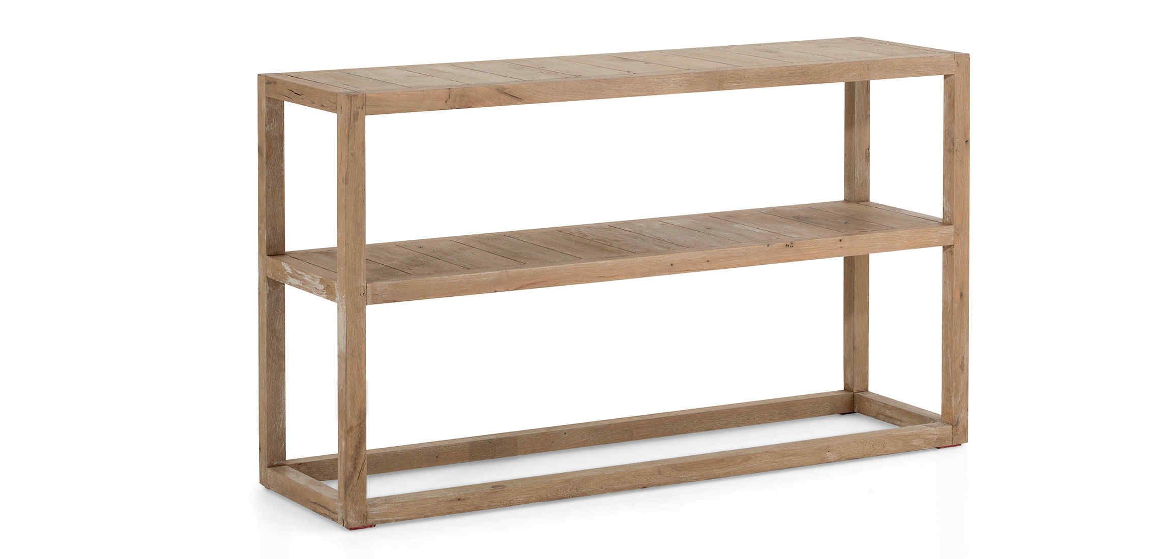 Dawson – Console Table, Weatehered Oak | Flamant Regarding Latest Dawson Pedestal Tables (View 13 of 25)