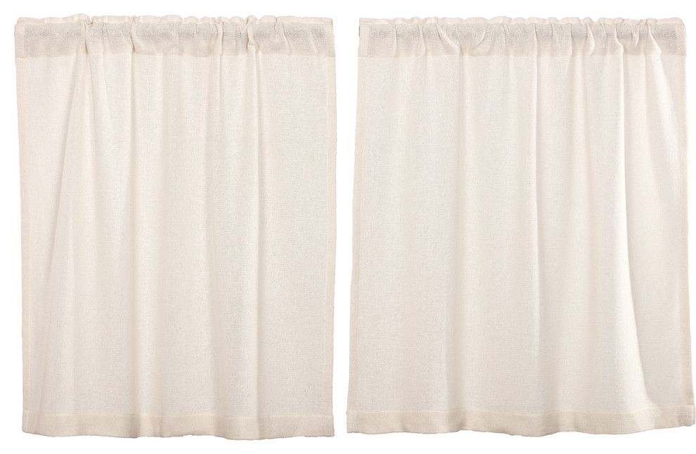 Farmhouse Kitchen Curtains Vhc Burlap Chocolate Tier Pair Rod Pocket Cotton Inside Simple Life Flax Tier Pairs (View 16 of 25)