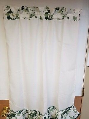 Green Ivy 36" Tiers Curtain | Ebay For Cottage Ivy Curtain Tiers (View 5 of 25)