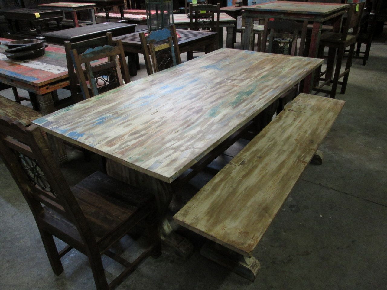 Hand Crafted Indian Teak Furniture Made In India! Visit Our With Most Up To Date Herran Dining Tables (View 14 of 25)