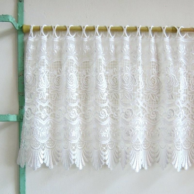 Lace Valance Curtains – Brickandwillow (View 11 of 25)