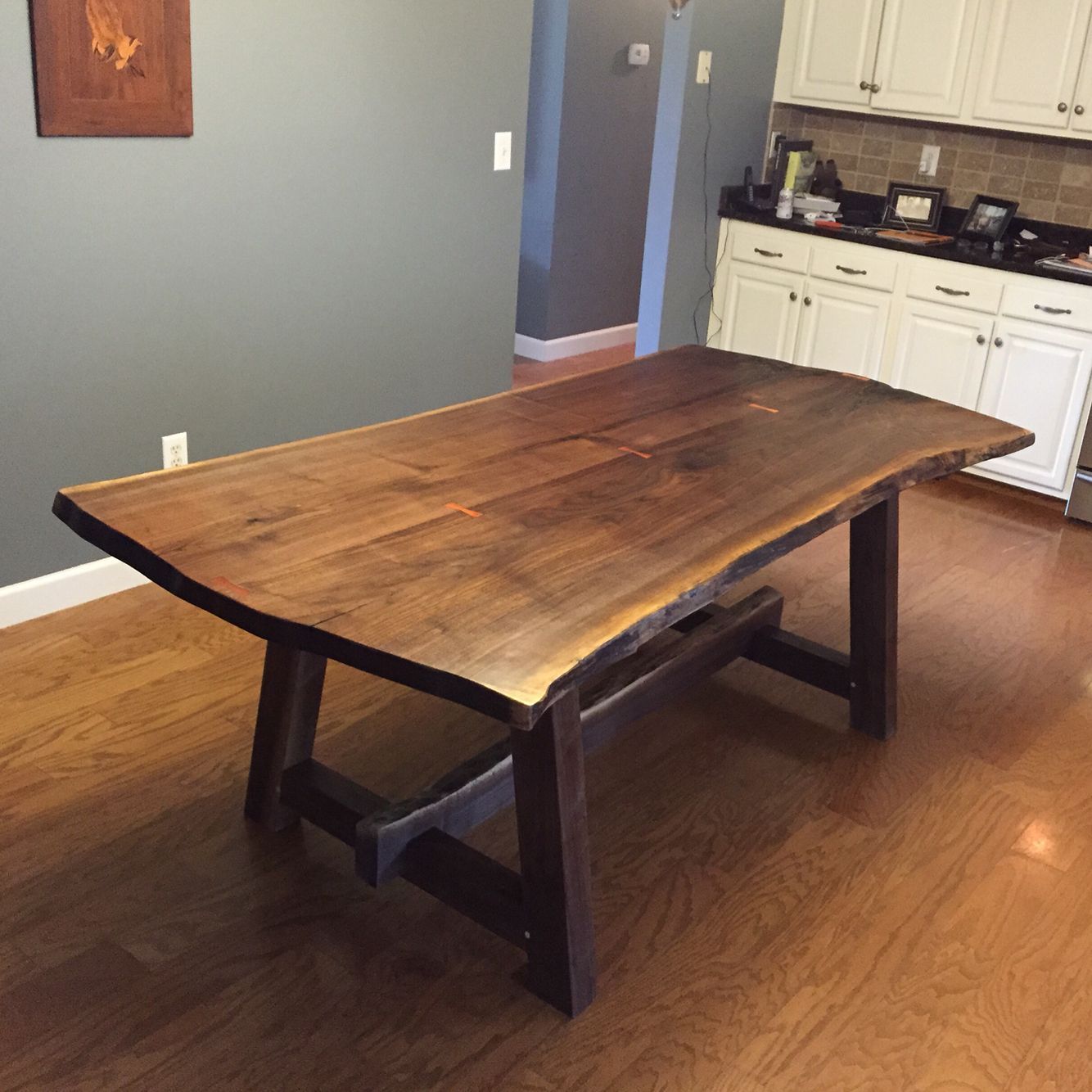 Live Edge Walnut Dining Table | Furniture In 2019 | Walnut Inside Most Recent Herran Dining Tables (Photo 2 of 25)