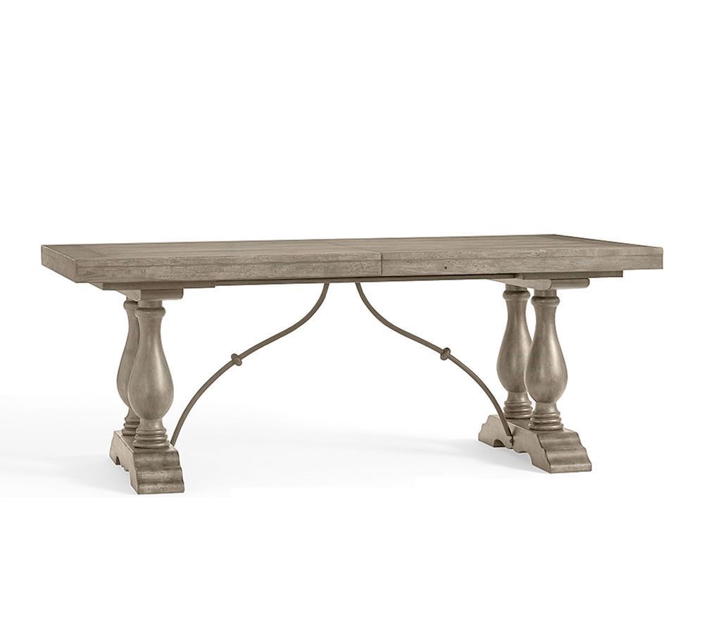 Lorraine Extending Dining Table, Gray Wash, 98"l X 42"w With Most Popular Gray Wash Lorraine Extending Dining Tables (Photo 1 of 25)