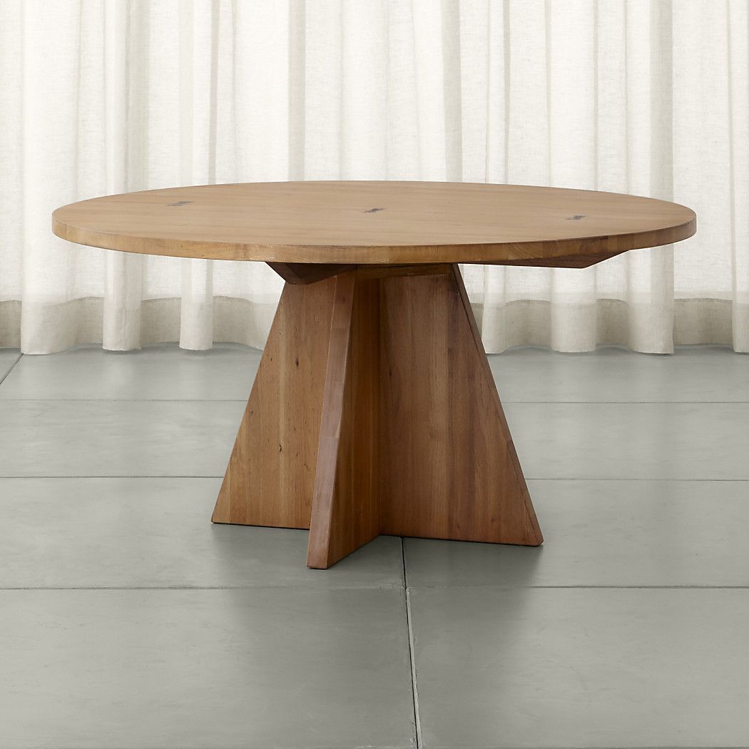 Monarch 60" Solid Walnut Round Dining Table | Products For Within Most Popular Warner Round Pedestal Dining Tables (View 7 of 25)