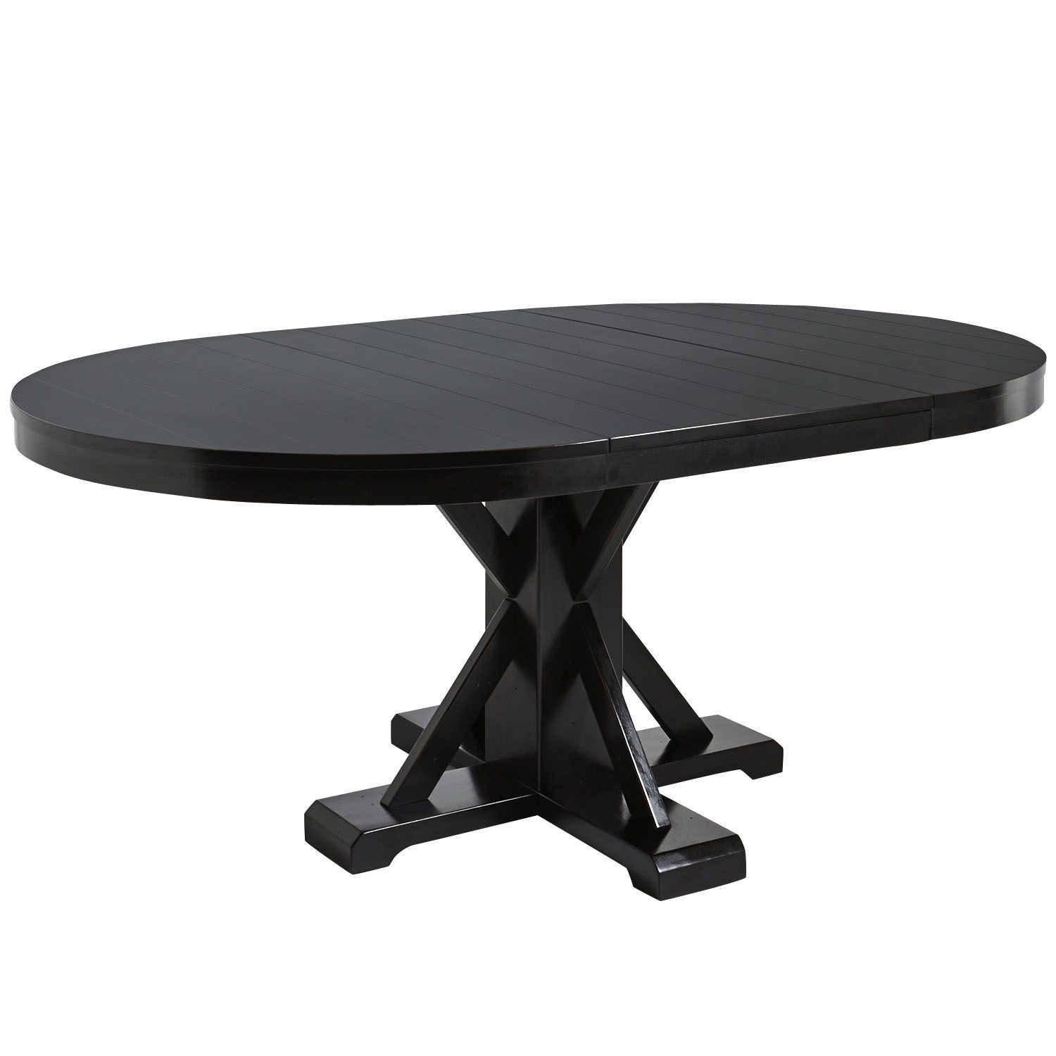 Nolan Extension Round Dining Table – Rubbed Black | Pier 1 In Recent Nolan Round Pedestal Dining Tables (Photo 10 of 25)