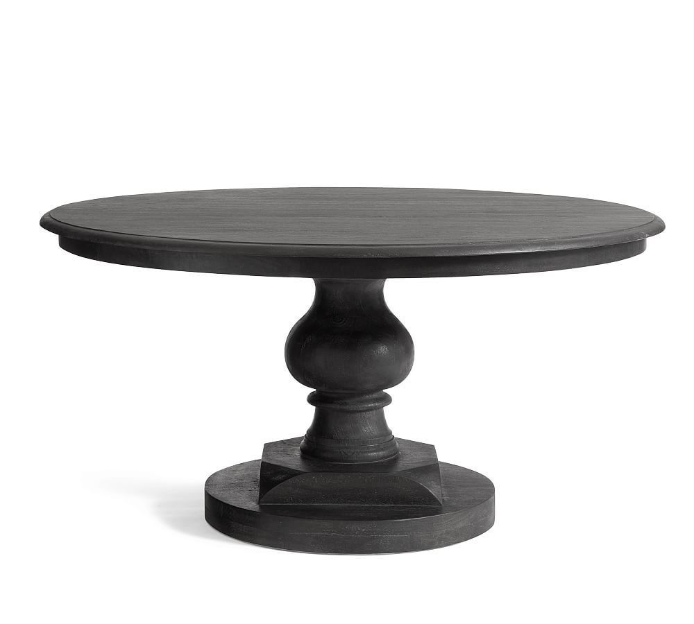 Nolan Pedestal Dining Table, Rustic Sable | Products In 2019 Within 2018 Nolan Round Pedestal Dining Tables (View 2 of 25)