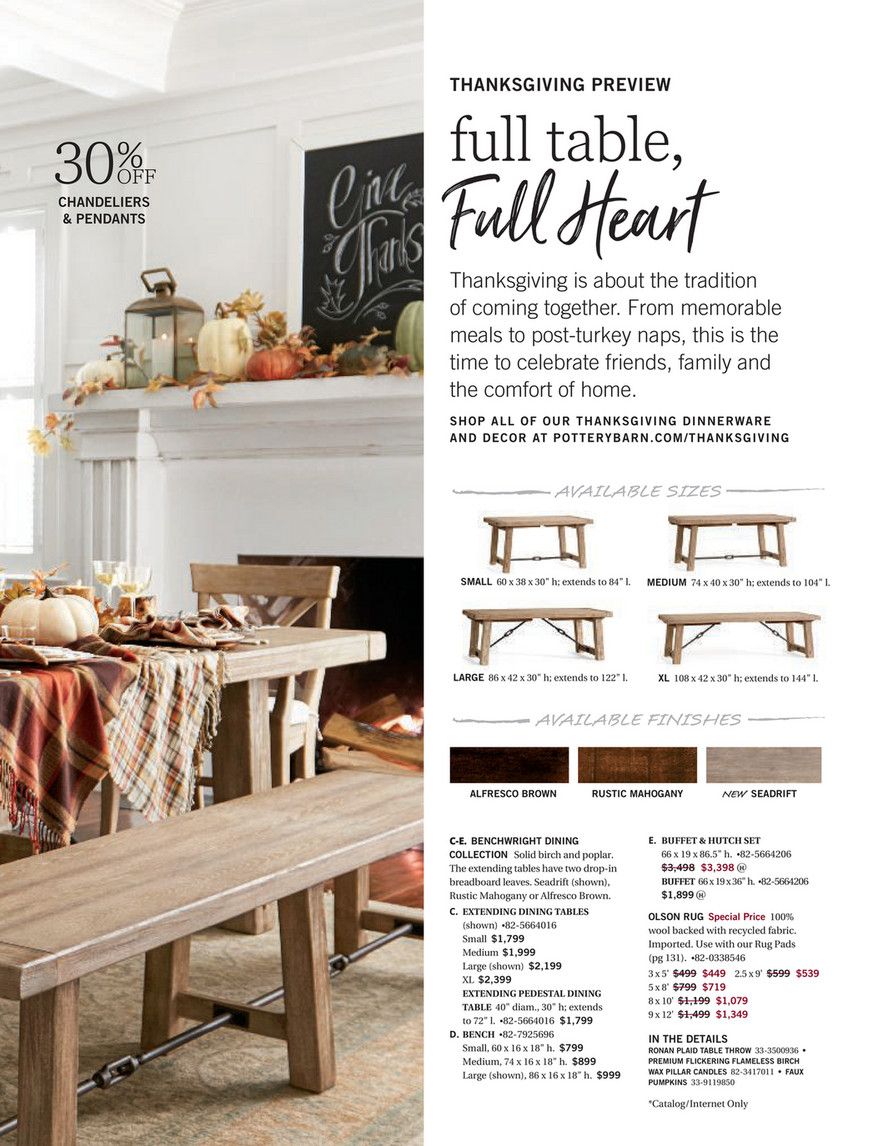 Pottery Barn – Fall 2017 D3 – Benchwright Extending Dining Intended For Recent Seadrift Benchwright Dining Tables (View 2 of 25)