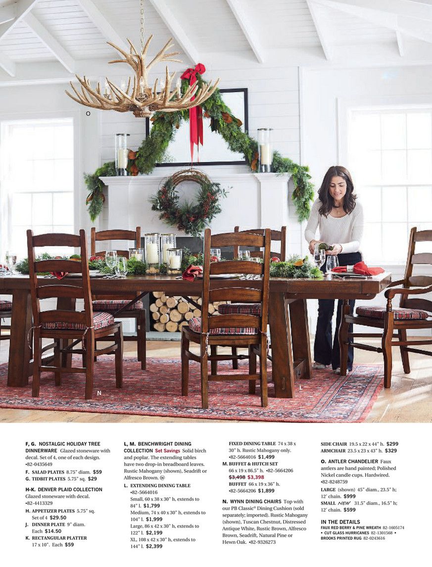 Pottery Barn – Holiday 2017 D3 – Benchwright Hutch, Rustic Throughout Recent Seadrift Benchwright Dining Tables (View 21 of 25)
